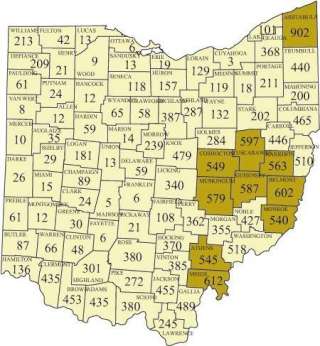Top Turkey Counties Ohio Top Turkey Counties